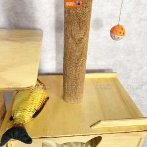 Nhà Cây Cho Mèo 2 Tầng CH005 (1)