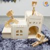 Nhà Gỗ Cho Chó Mèo DH011
