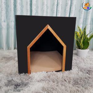 Nhà Gỗ Cho Chó  Hình Vuông Sang Trọng DH003