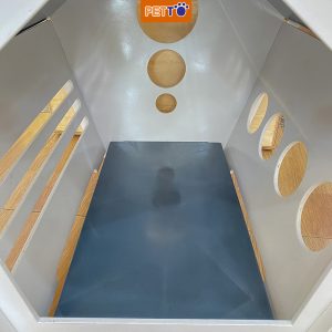 Nhà Gỗ Cho Chó Mèo Hình Ngôi Nhà Cực Kì Đáng Yêu DH009