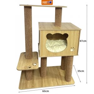Nhà cây cho mèo cat tree dễ thương CT016