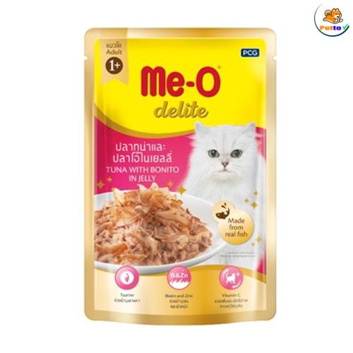 PATEC016_3 - Thức ăn ướt cho mèo Me-o Delite vị cá ngừ và cá ngừ sọc dưa _1