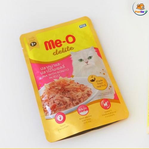 PATEC016_3 - Thức ăn ướt cho mèo Me-o Delite vị cá ngừ và cá ngừ sọc dưa_1