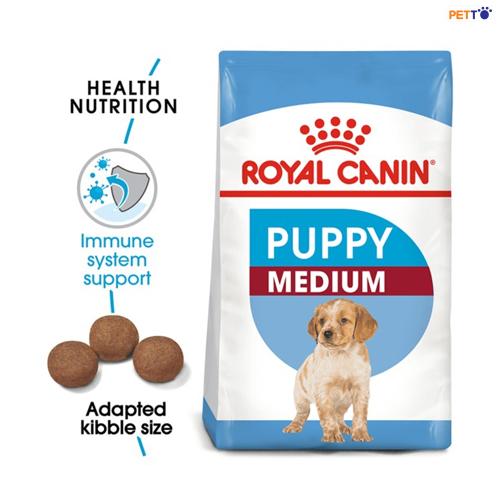DDF003_1000 Thức ăn cho chó Con Royal Canin Medium Puppy 1