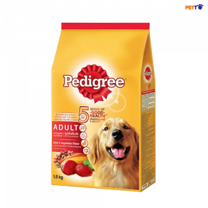 Thức ăn hạt cho chó trưởng thành Pedigree vị thịt bò và rau củ