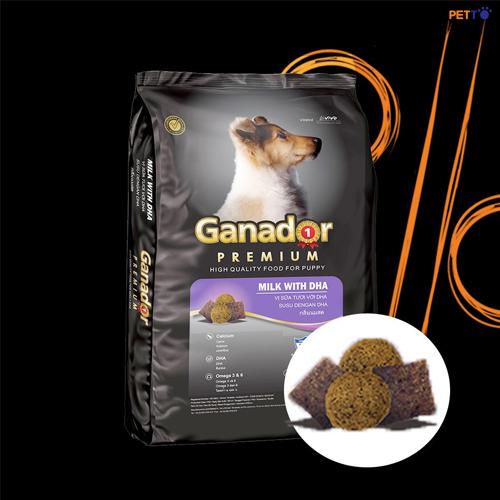 DDF010_400 Thức ăn hạt cho chó con Ganador Puppy Milk with DHA _1