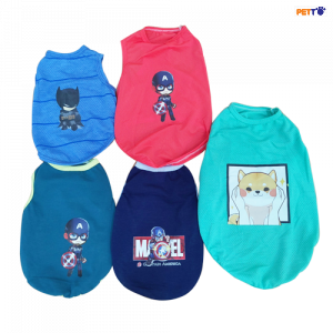 Áo cộc tay mỏng dành cho chó mèo