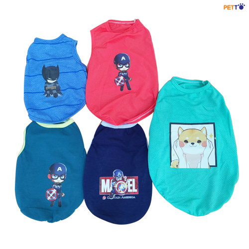 GC002 Áo cộc tay dành cho chó mèo