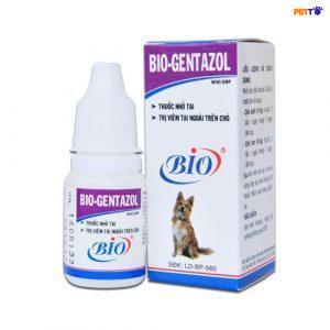 Nhỏ tai Bio Gentazol cho chó