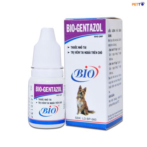 Nhỏ tai Bio Gentazol cho chó