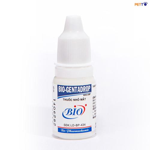 Nhỏ mắt Bio Gentadrop cho chó mèo Nhỏ mắt Bio Gentadrop