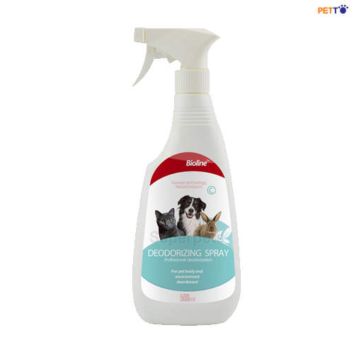 Xịt khử mùi diệt khuẩn Deodorizing Spray Bioline 500ml Xịt khử mùi diệt khuẩn Deodorizing Spray Bioline 500ml