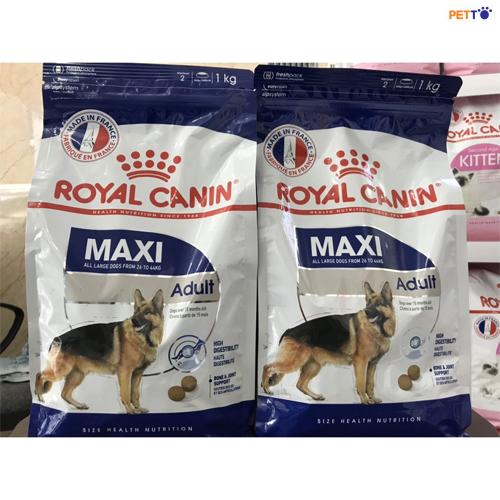 Thức ăn hạt cho chó trưởng thành Royal Canin Maxi Adult 1kg 2