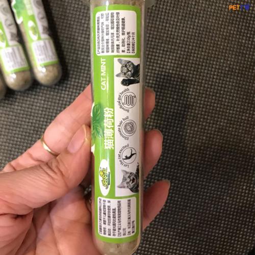 Ống cỏ bạc hà cat mint cho mèo