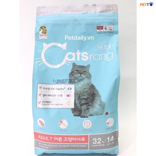Thức ăn hạt Catsrang cho mèo trưởng thành