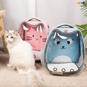 Balo hình trong suốt có hình chó mèo