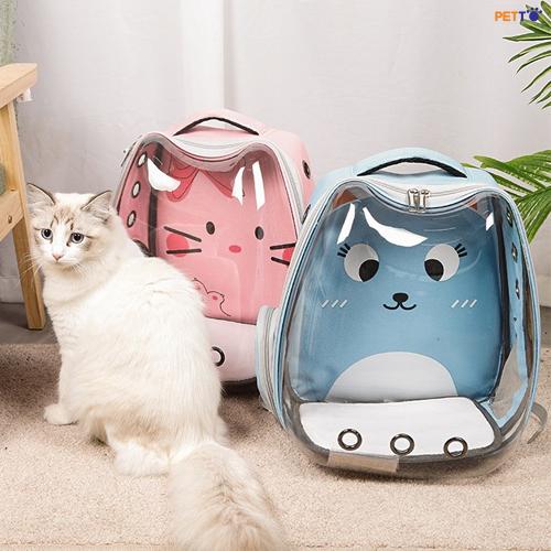 Balo hình trong suốt có hình chó mèo