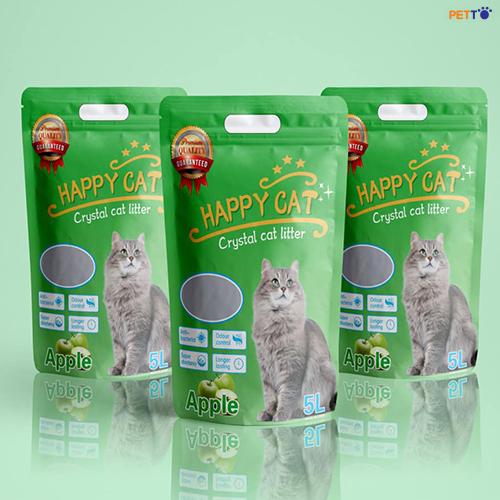Cát tinh thể Happy Cat hương táo