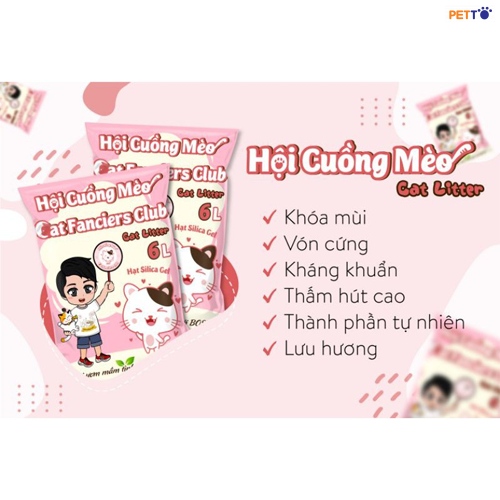 Cát vệ sinh hội cuồng mèo