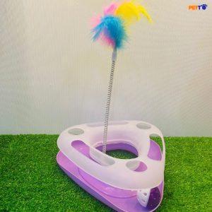 Đồ chơi cho mèo lông vũ và banh cho mèo