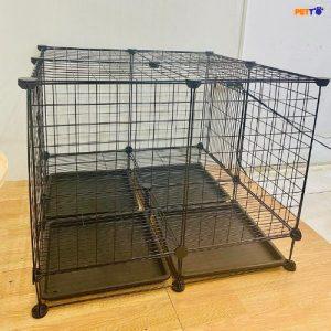 Combo chuồng cho chó mèo - chuồng ghép sắt cho thú cưng CFP016