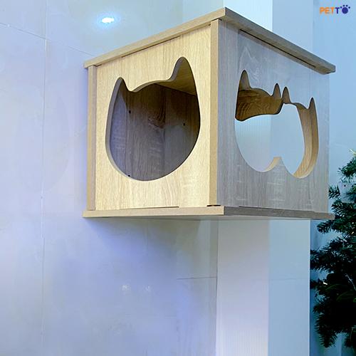 Nhà Treo Tường Cho Mèo Trang Trí Nhà (2)