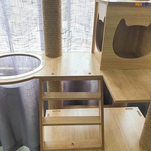 nhà cây cho mèo siêu to khổng lồ 1m8 2