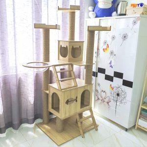 Nhà Cây Cho Mèo Siêu To Khổng Lồ 1m8