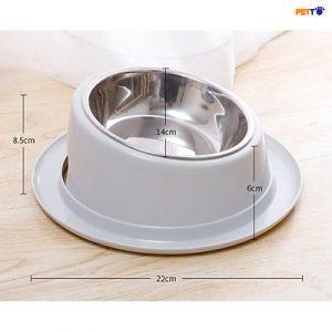 Bát Ăn Đơn Chống Kiến Cho chó Mèo BFC015