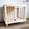 Chuồng cho chó bằng gỗ kết hợp inox cao cấp
