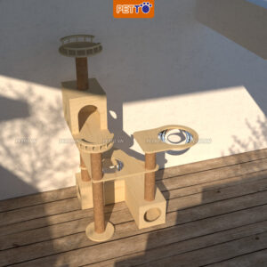 Nhà Cây Cho Mèo Khổng Lồ - Khu Vui Chơi Cho Mèo CH023