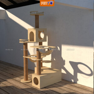 Nhà Cây Cho Mèo Khổng Lồ - Khu Vui Chơi Cho Mèo CH023
