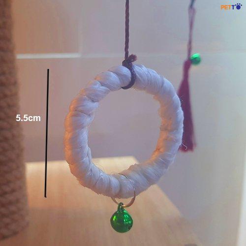 Vòng Chuông Treo Lên Nhà Cây, Trụ Cào Móng Cho Mèo