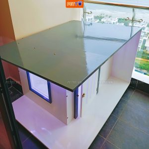 Nhà cho chó ngoài trời có đèn 1