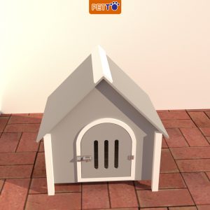 Nhà cho chó ngoài trời cao cấp bằng gỗ chắc chắn DH015