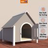Nhà cho chó ngoài trời cao cấp bằng gỗ chắc chắn DH015