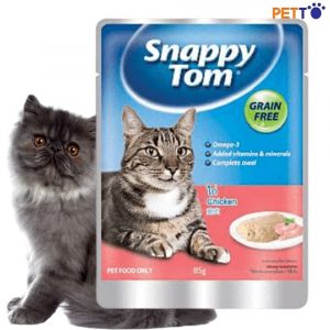 Pate gói Snappy Tom Premium dành cho mèo trưởng thành PATEC025
