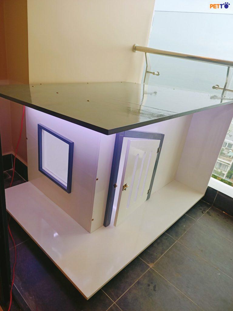 Nhà cho chó bằng gỗ sang chảnh