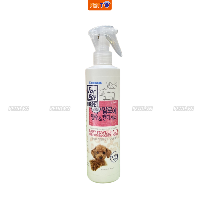 Dầu thơm nước hoa và khử mùi cho chó mèo hiệu Forcans (300ml) SGP009