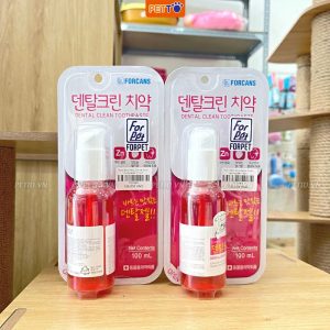 Kem đánh răng cho chó mèo forcans khỏi mảng bám hôi miềng100ml TCC040 (2)