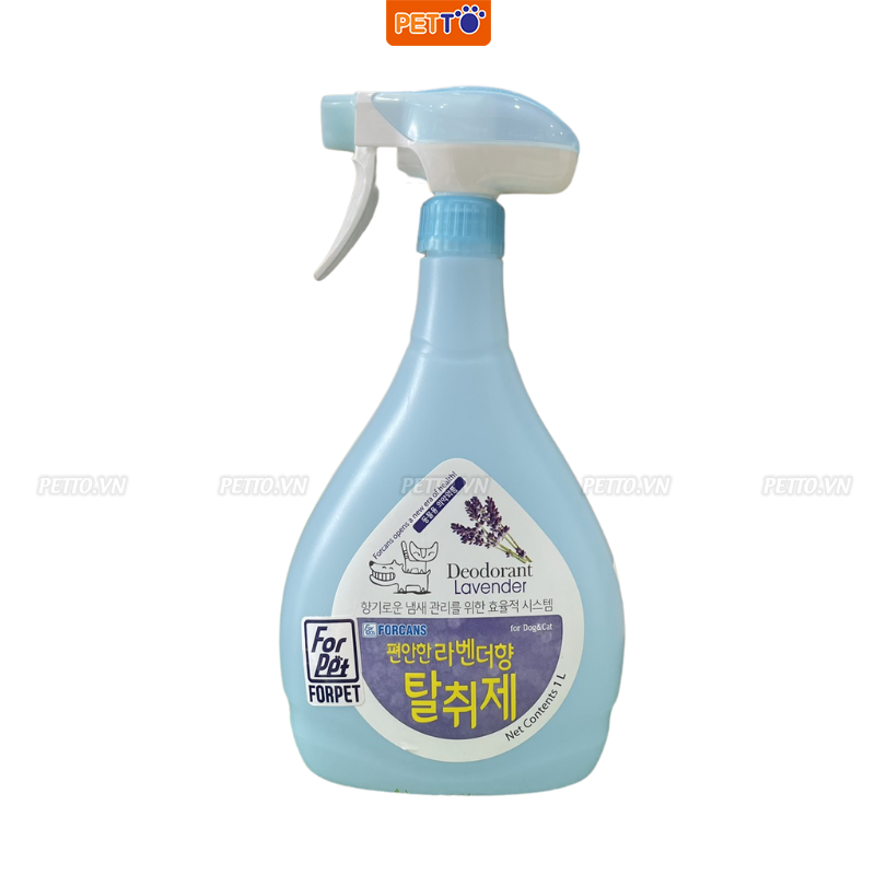 Sịt khử khuẩn và mùi hôi khu vực chó mèo Forcans Deodorant TCC012 (1)