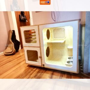 Tủ cho mèo bằng gỗ dài 1m1 CC017