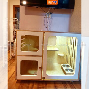 Tủ cho mèo bằng gỗ dài 1m1 CC017