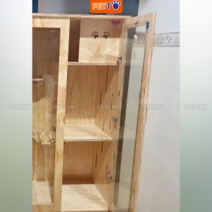 Tủ nuôi mèo hiện đại – Nhà kính cho mèo thiết kế thông minh bảo hành 1 năm CC008