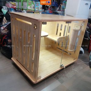 Tủ nuôi mèo bằng gỗ petto (1)