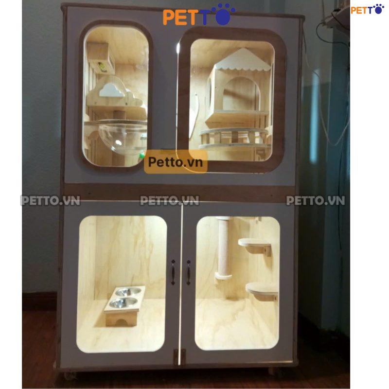 Tủ mèo thiết kế theo phong cách Thailand