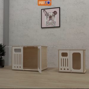 Chuồng cho chó bằng gỗ KF002