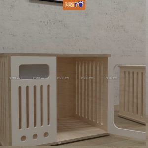 Chuồng cho chó bằng gỗ KF002