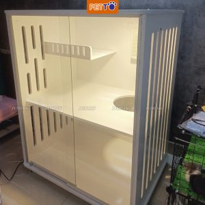 tủ mèo màu trằng xinh xắn (2)