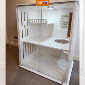 tủ mèo màu trằng xinh xắn (2)